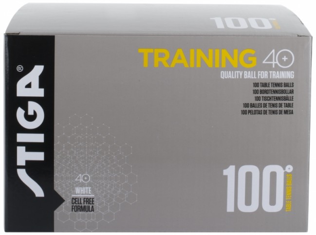 STIGA Training 40+ Ball - Box of 100 - Click Image to Close